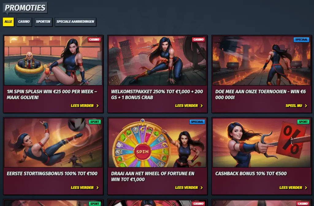 Allyspin promoties